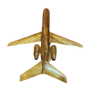 Boeing 717 Mahogany Wood Desktop Airplane Model
