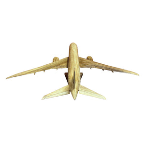 Boeing 787 Dreamliner Mahogany Wood Desktop Airplane Model