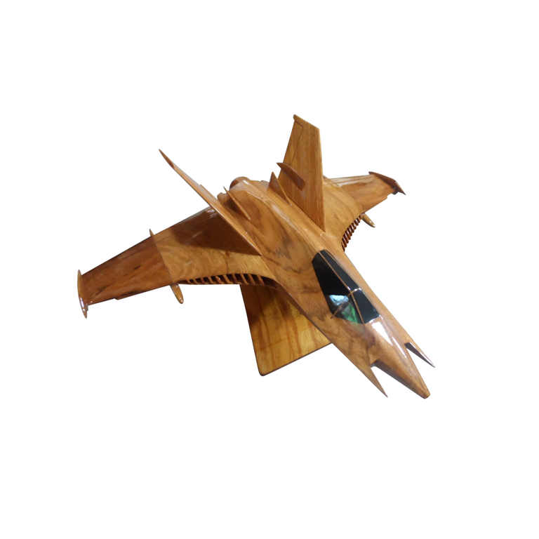 Batman Arkham Batplane Mahogany Wood Desktop Airplane Model