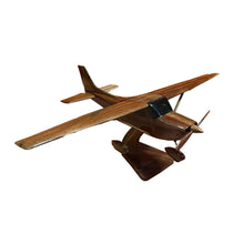 Load image into Gallery viewer, Cessna 172 Mahogany Wood Desktop Airplane Model
