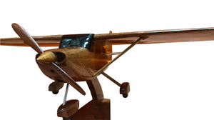 Cessna 172 Mahogany Wood Desktop Airplane Model