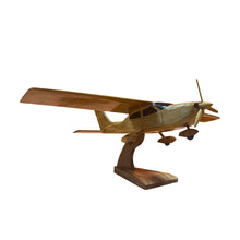 Load image into Gallery viewer, Cessna 177 Cardinal Mahogany Wood Desktop Airplanes Model.