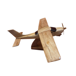 Cessna 177 Cardinal Mahogany Wood Desktop Airplanes Model.