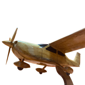 Cessna 177 Cardinal Mahogany Wood Desktop Airplanes Model.