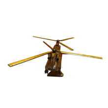 Load image into Gallery viewer, CH-47 Chinook Mahogany Wood Desktop Airplane Model