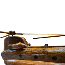 Load image into Gallery viewer, CH-47 Chinook Mahogany Wood Desktop Airplane Model