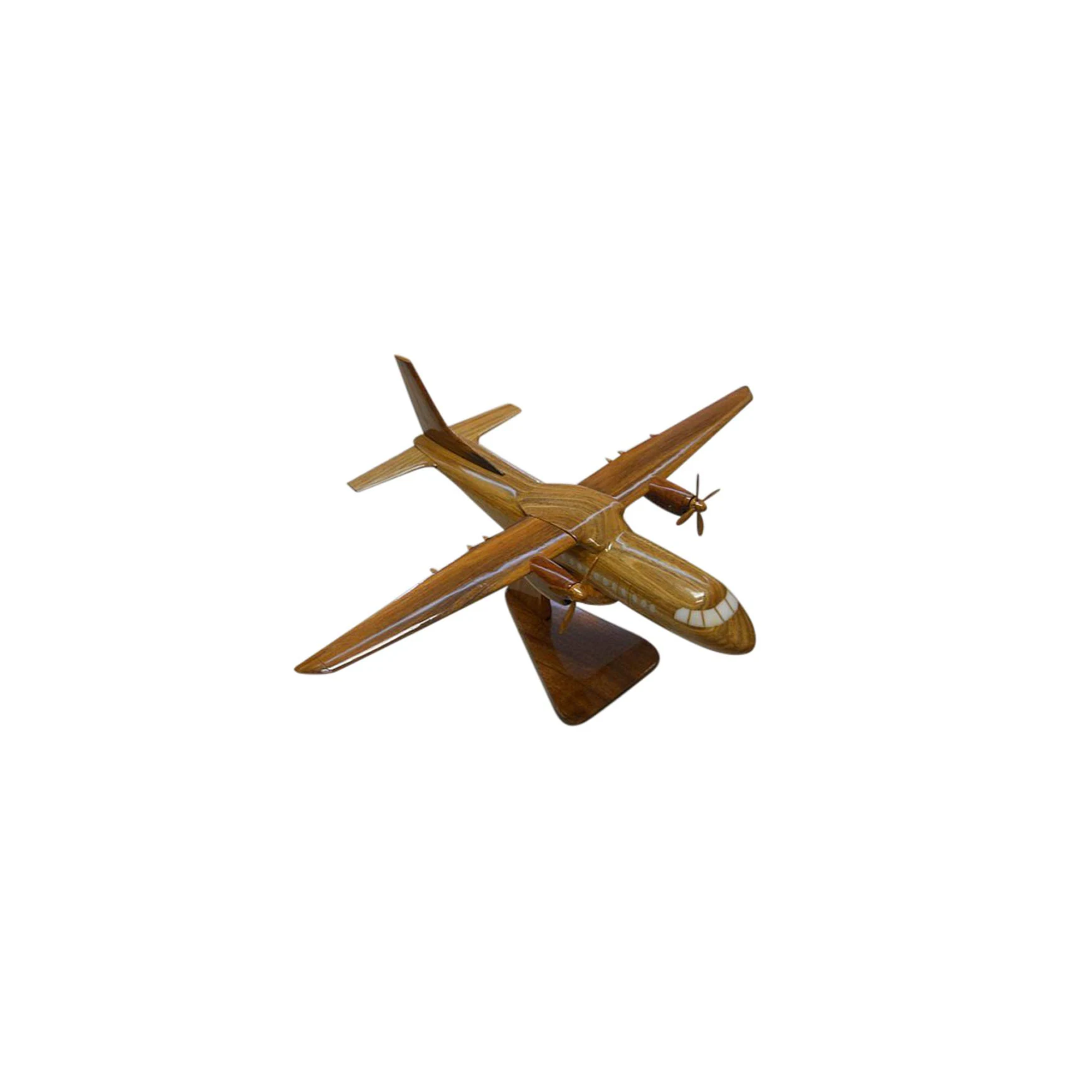 Casa 235 Mahogany Wood Desktop Airplane Model