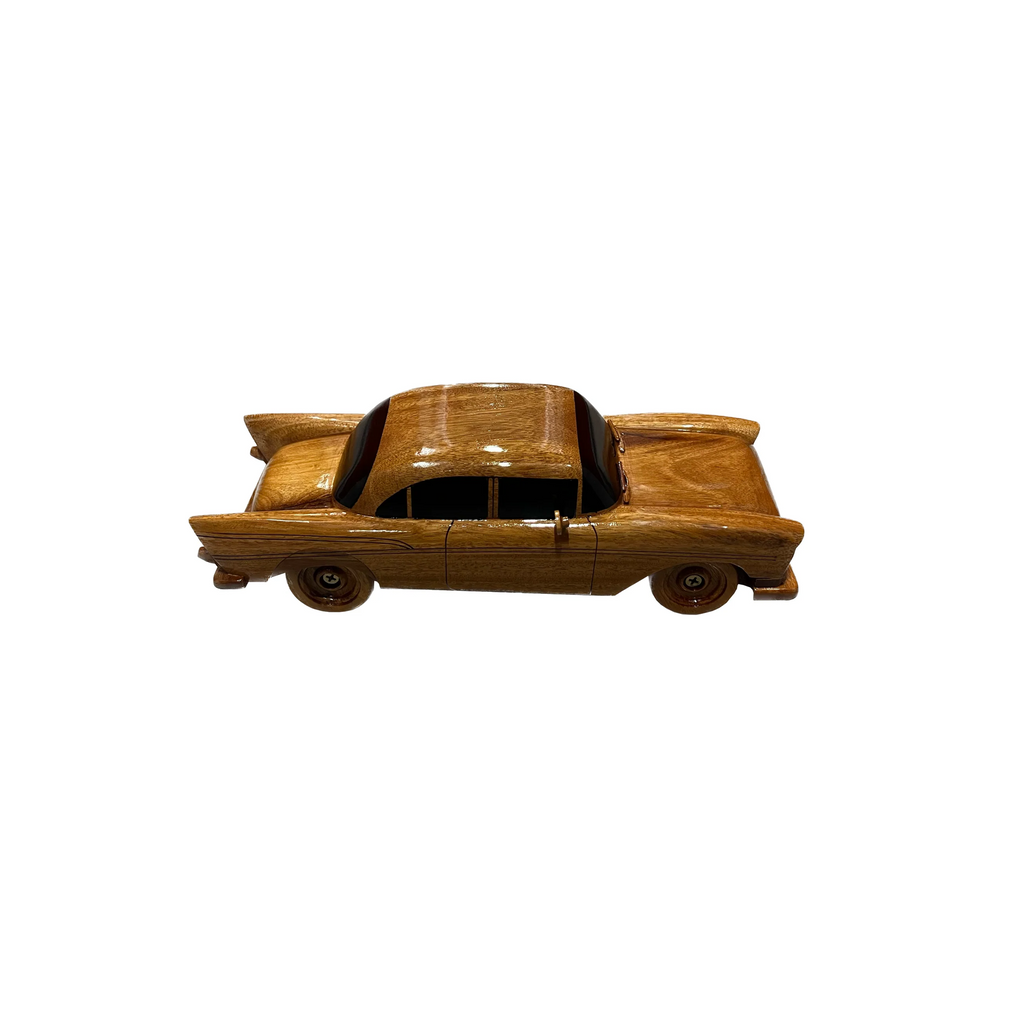 Chevy Bellair Mahogany Wood Desktop Model