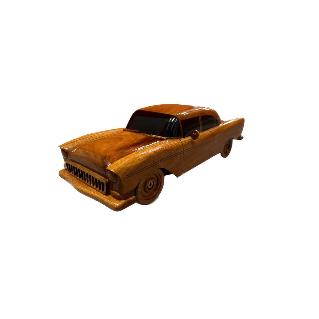 Chevy Bellair Mahogany Wood Desktop Model