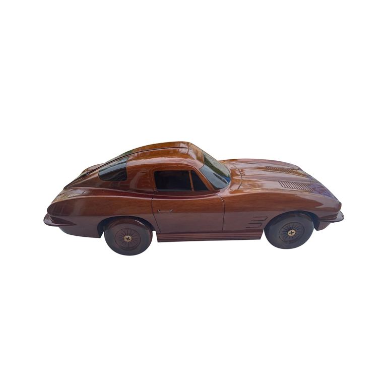 Corvette 1963 Stingray Mahogany Wood Cars & trucks Desktop Model