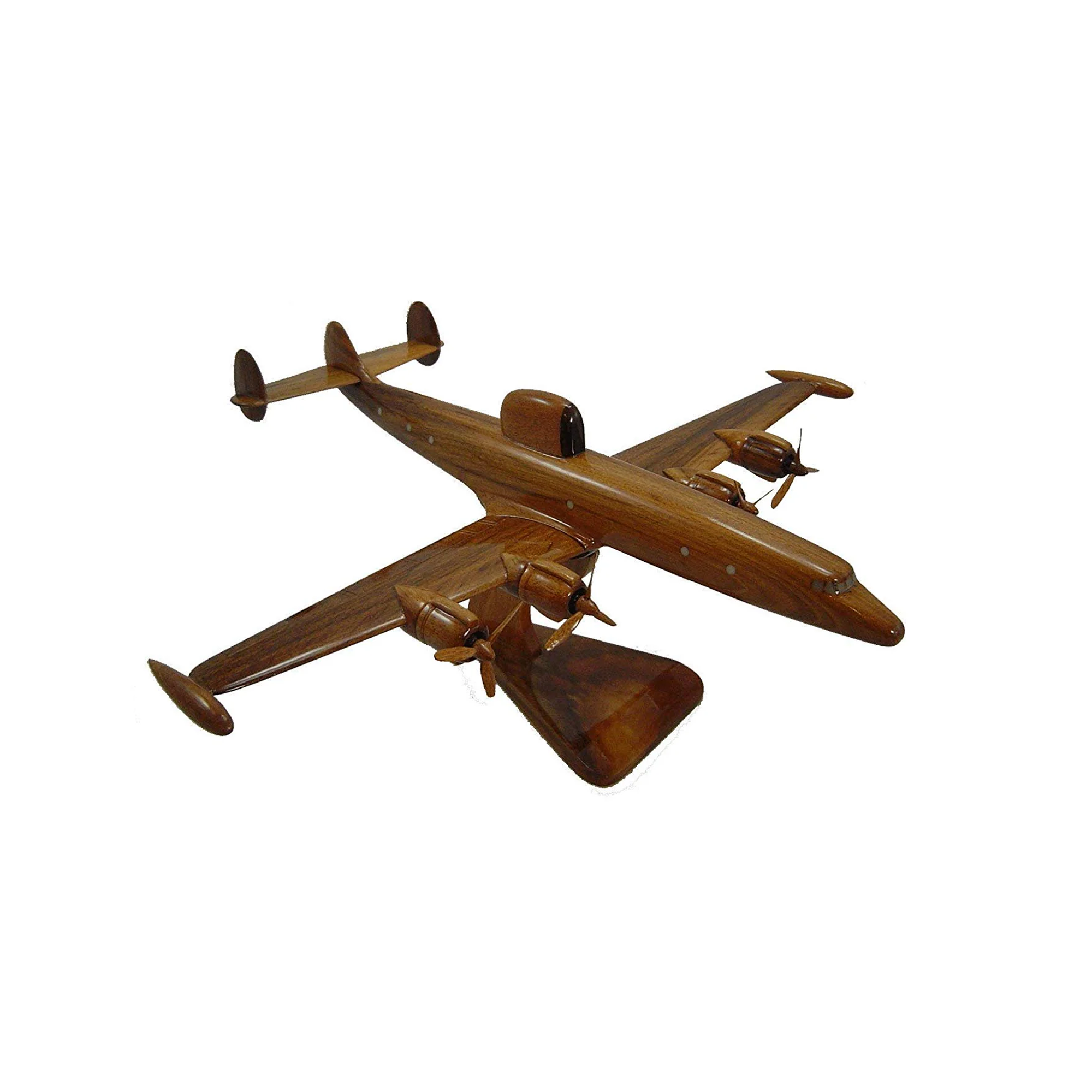 EC121 Willy Victor Mahogany Wood Desktop Airplane Model