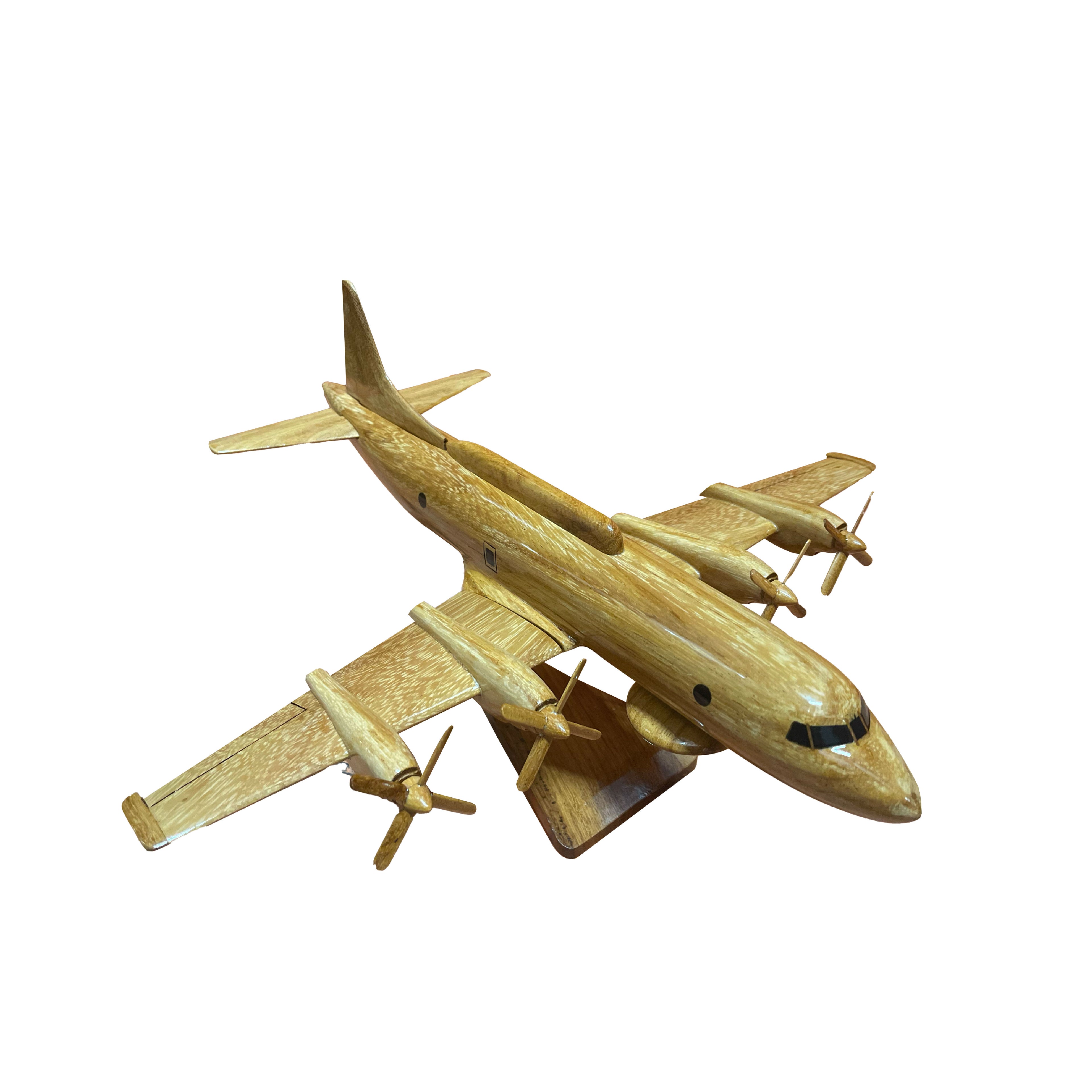 EP3 Mahogany Wood Desktop Airplane Model
