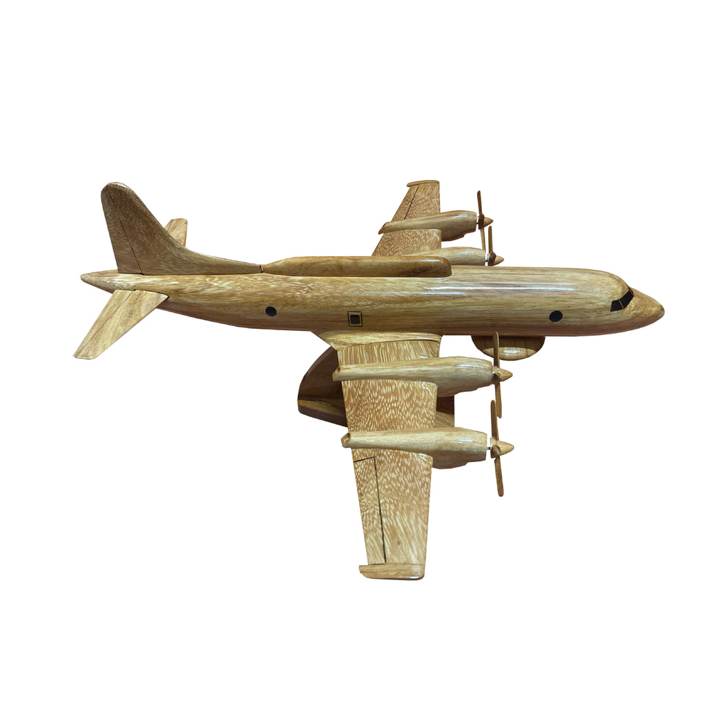 EP3 Mahogany Wood Desktop Airplane Model