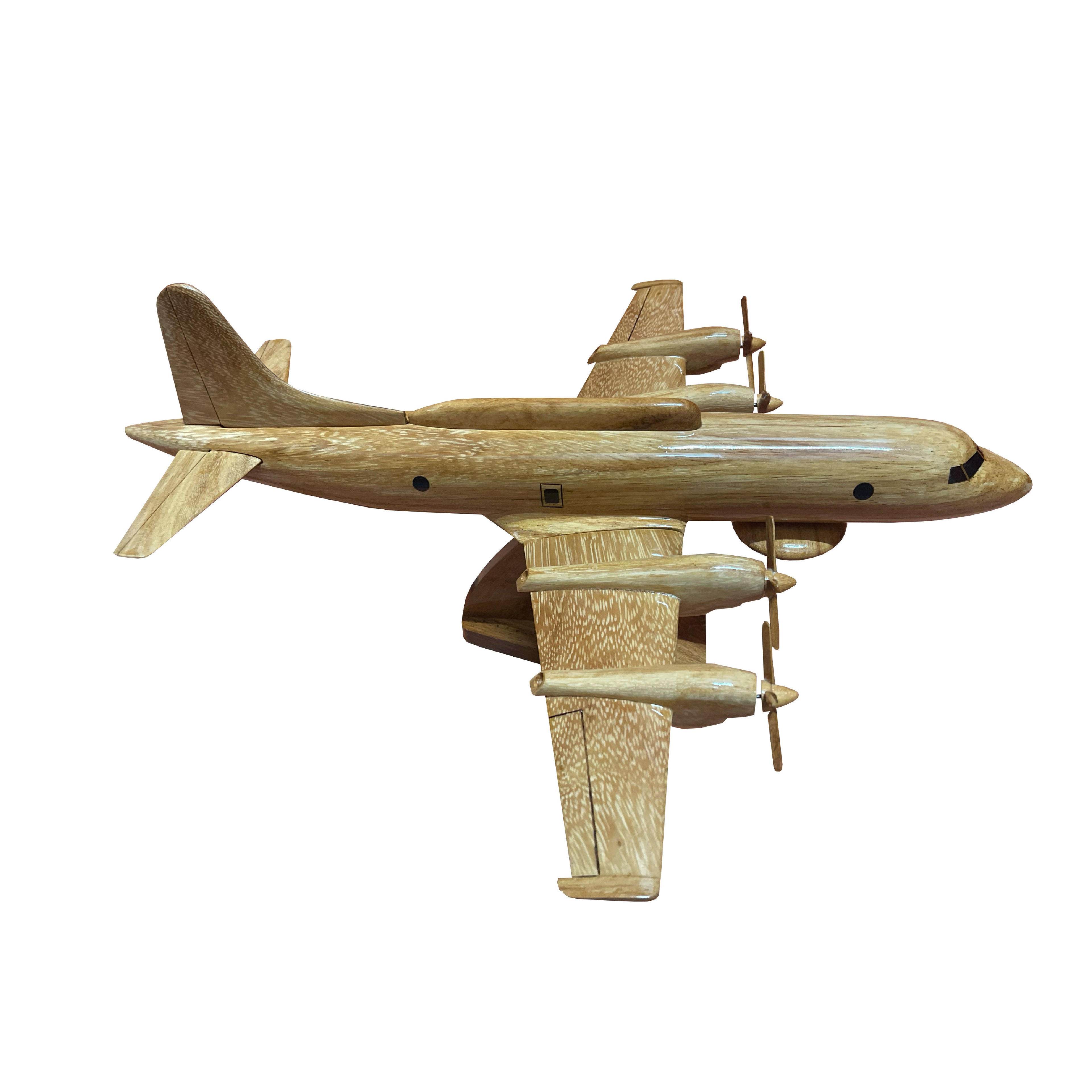 EP3 Mahogany Wood Desktop Airplane Model