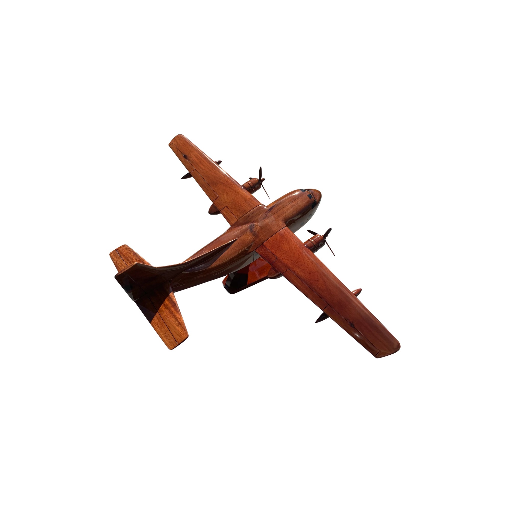 Fairchild C123 Provider Mahogany Wood Desktop Airplane Model