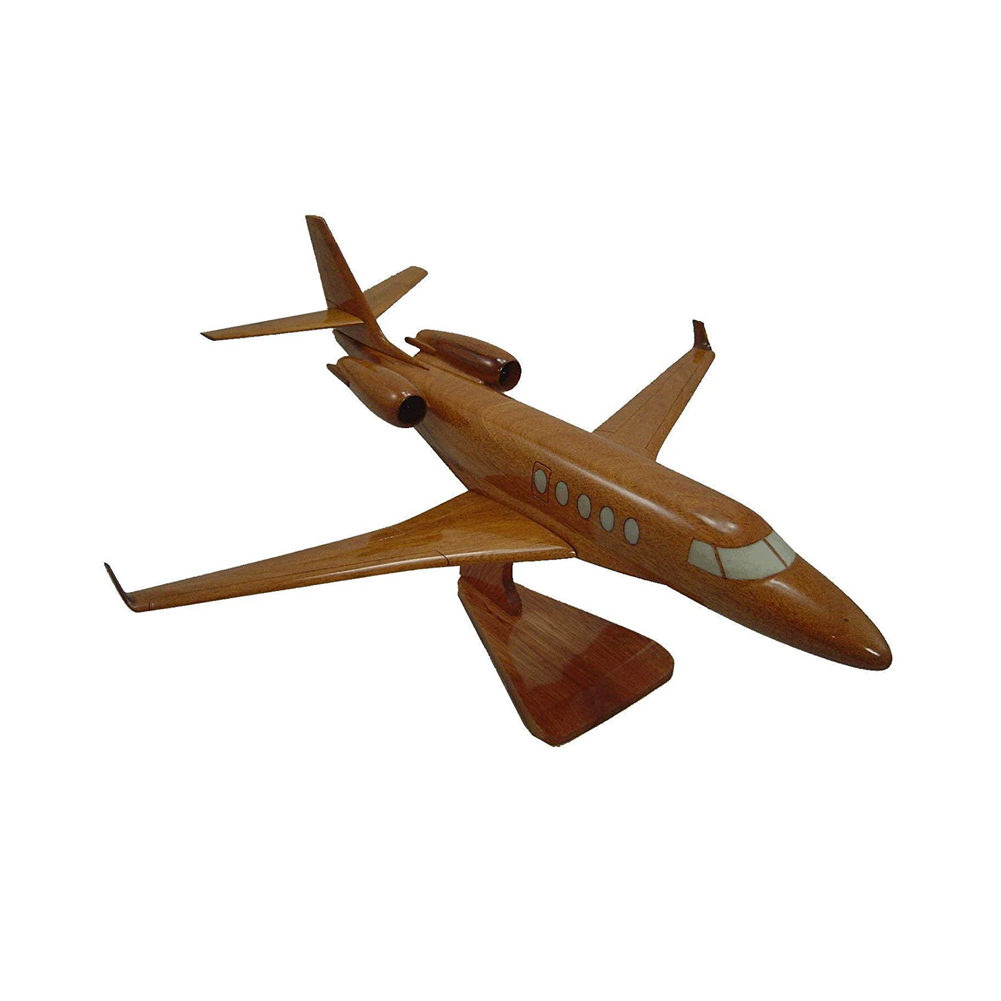 Gulfstream 150 Mahogany Wood Desktop Airplanes Model
