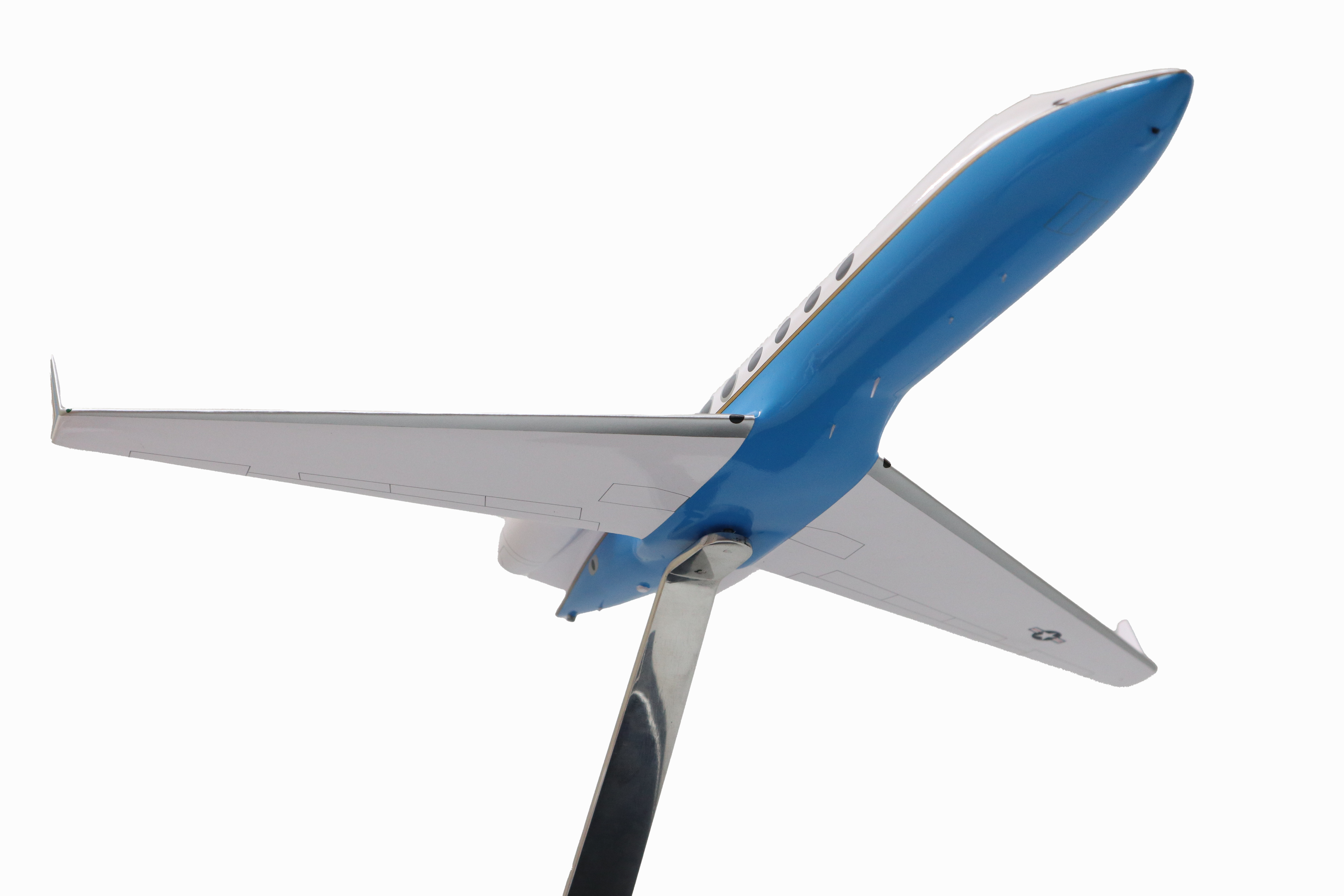 Gulfstream C-37A G-550 USAF Wood Desktop Model Custom Made for you