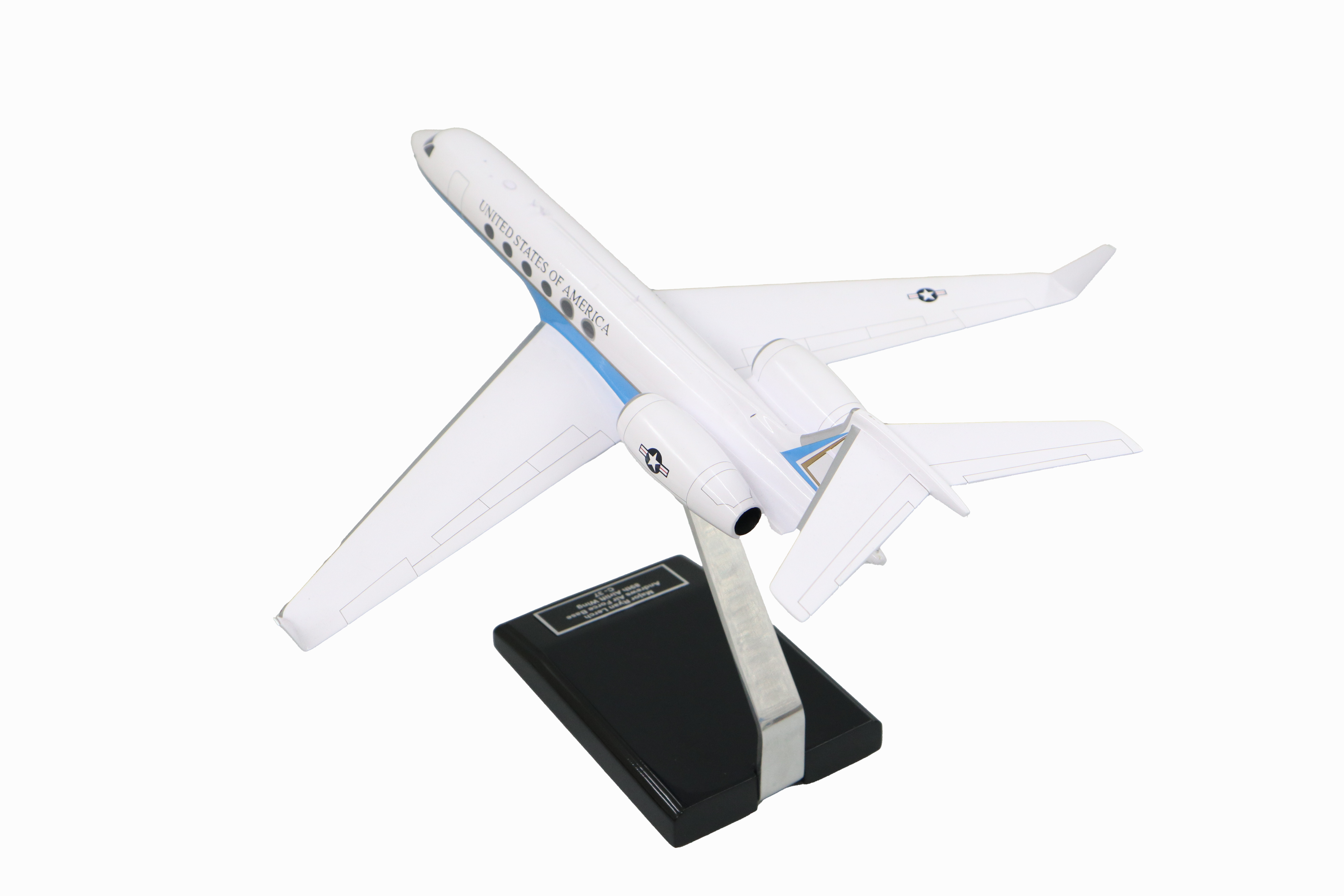 Gulfstream C-37A G-550 USAF Wood Desktop Model Custom Made for you