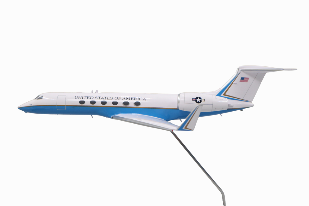 Gulfstream C-37A G-550 USAF Wood Desktop Model Custom Made for you