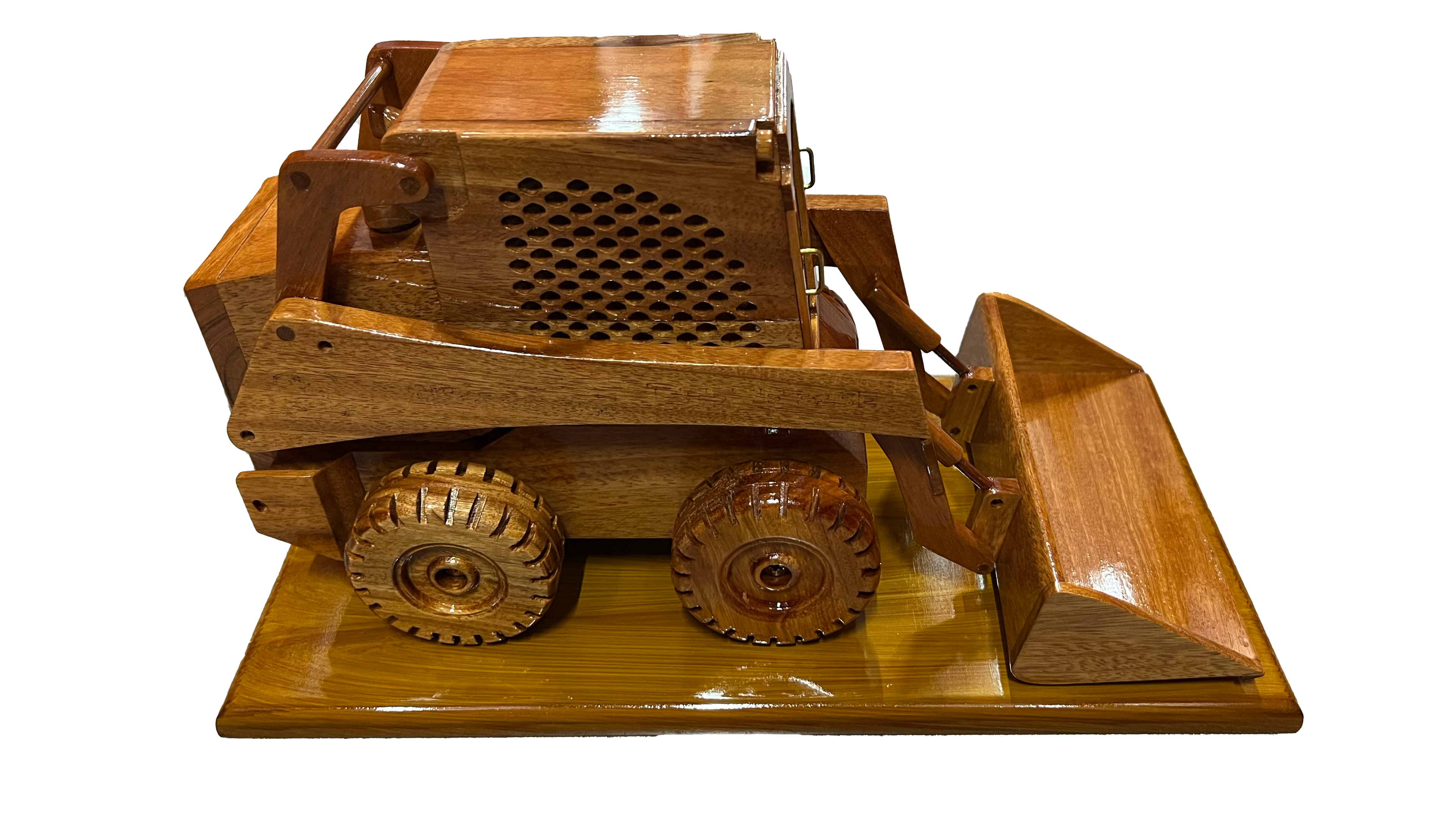 Deere 326 Mahogany Wood Desktop Airplane Model