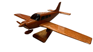 Piper Archer Mahogany Wood Desktop Airplanes model
