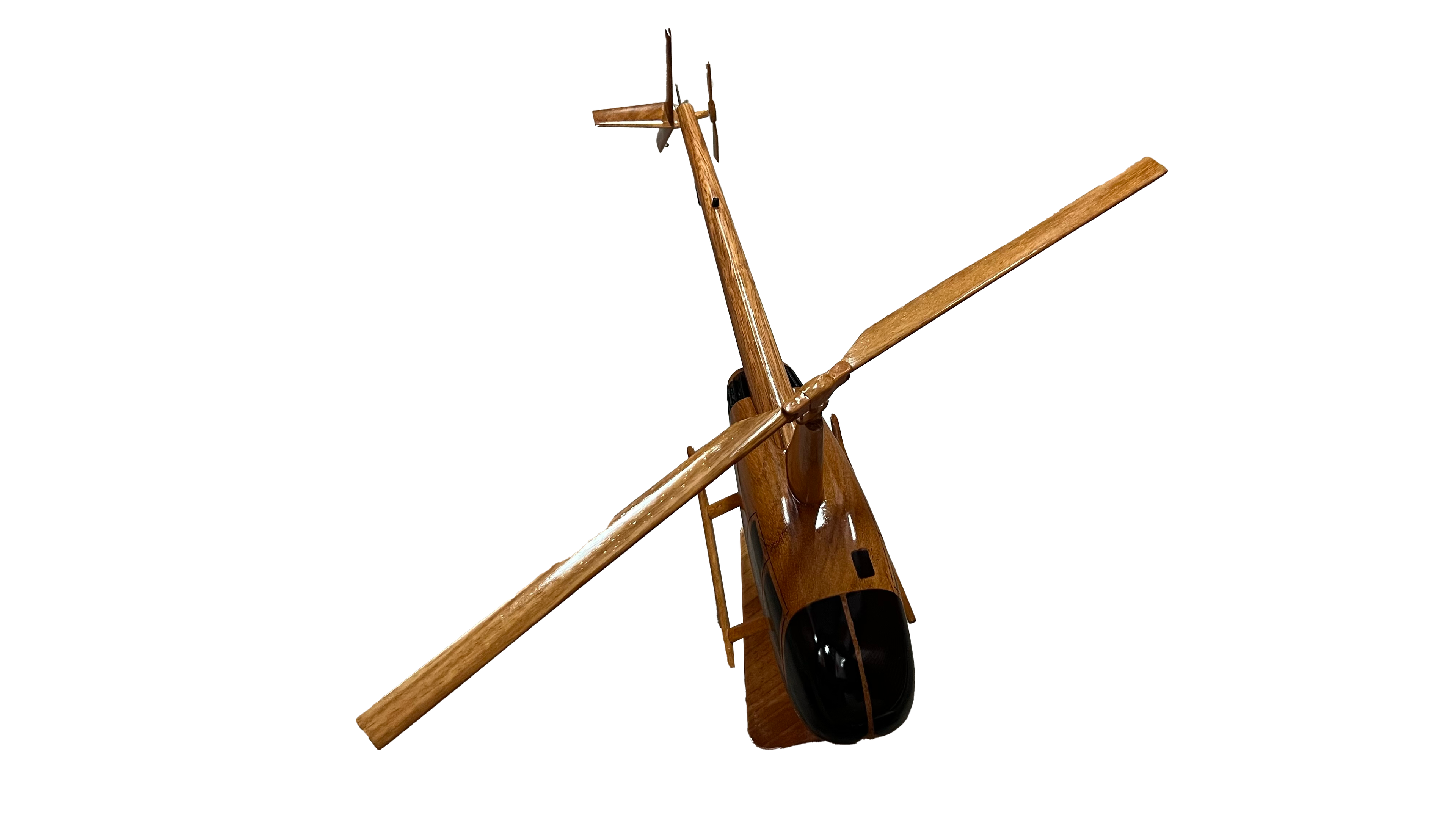 Robinson 44 Mahogany Wood Desktop Helicopters Model