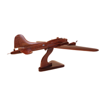 Load image into Gallery viewer, B17 Flying Fortress Mahogany Wood Desktop Airplane Model