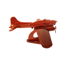 Load image into Gallery viewer, B17 Flying Fortress Mahogany Wood Desktop Airplane Model