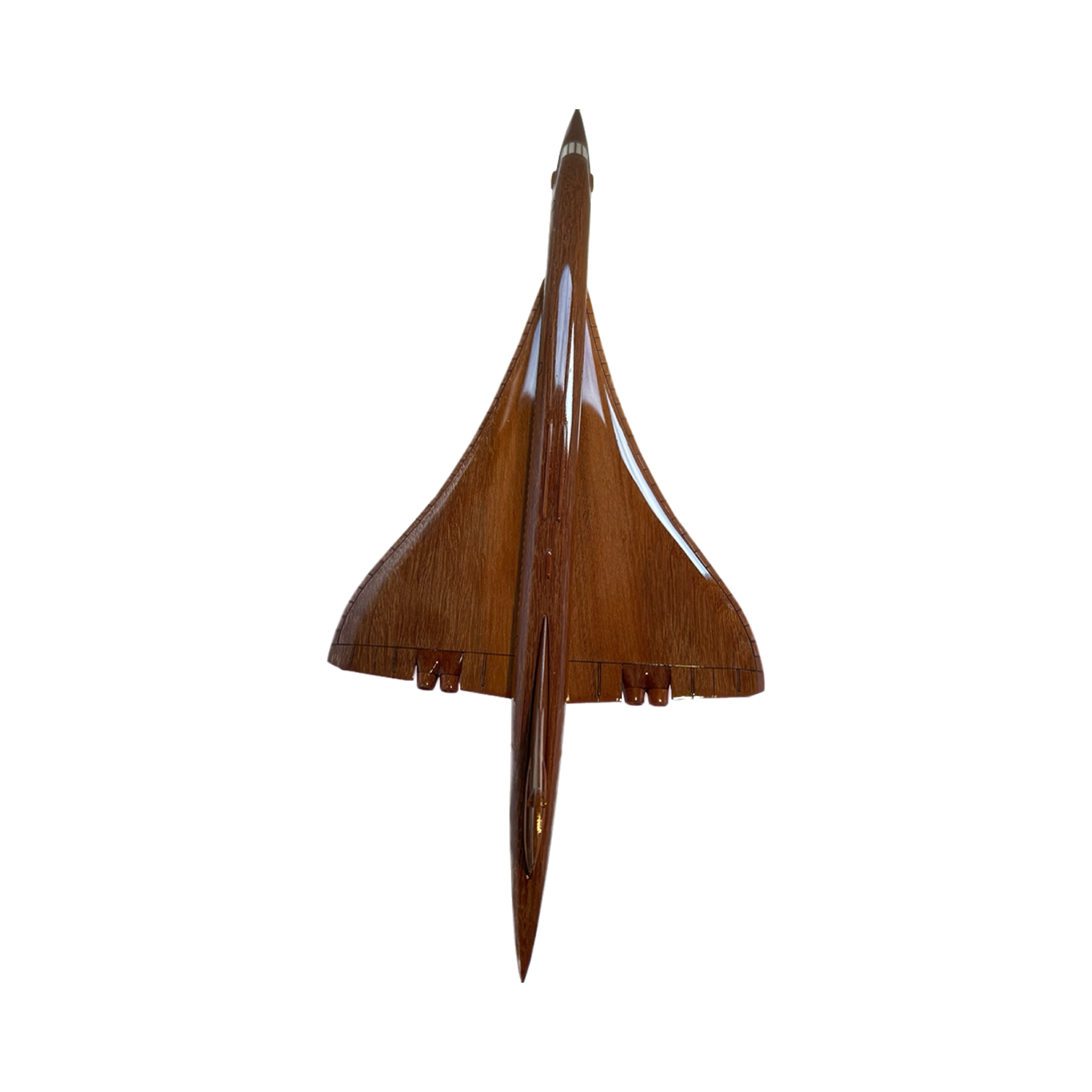 Concorde Limited Edition Mahogany Wood Desktop Airplane Model