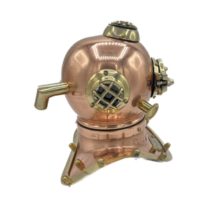Small Diving Helmet (Copper with brass)