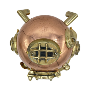 Small Diving Helmet (Copper with brass)