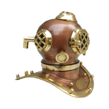 Load image into Gallery viewer, Pure Brass &amp; Copper Mark V small Diving helmet