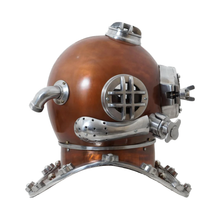 Load image into Gallery viewer, Brown finish diving helmet  scuba nautical mark V