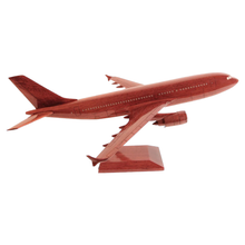 Load image into Gallery viewer, Airbus A-310-300 Jumbo Jet Mahogany Wood Desktop Aircraft Model