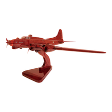 Load image into Gallery viewer, B17 Flying Fortress Mahogany Wood Desktop Airplane Model