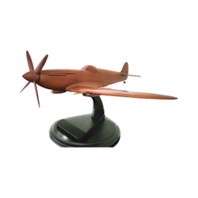 Load image into Gallery viewer, MK IX Spitfire 25 inch wingspan  Mahogany Wood Desktop Airplane Model