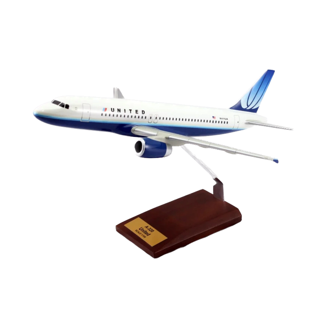 A320 United Airlines Painted Aviation Model Custom Made for you