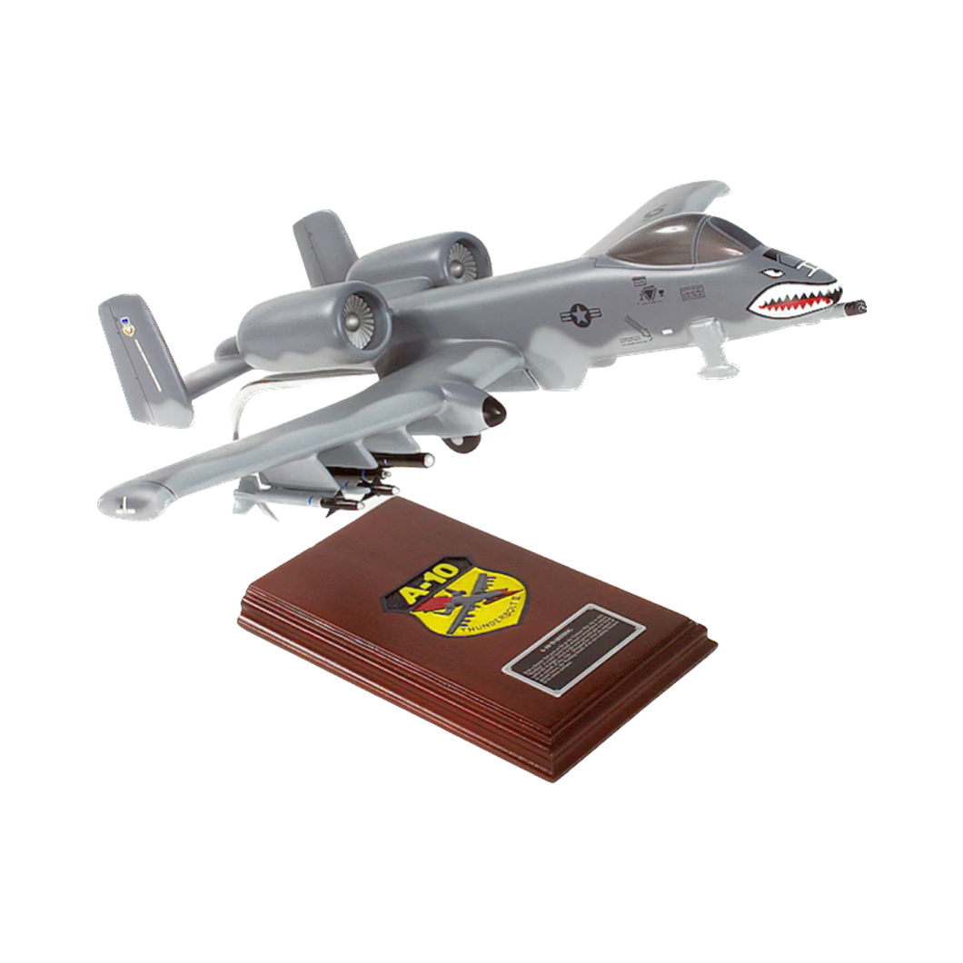 Fairchild A-10A Thunderbolt Warthog Wood Desktop Model Custom Made for you