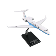 Load image into Gallery viewer, Gulfstream C-37A G-550 USAF Wood Desktop Model Custom Made for you