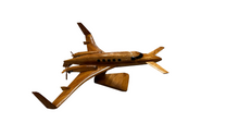 Load image into Gallery viewer, Beechcraft Starship 2000 Mahogany Wood Desktop Airplane Model