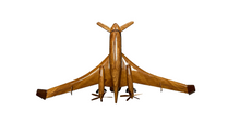 Load image into Gallery viewer, Beechcraft Starship 2000 Mahogany Wood Desktop Airplane Model