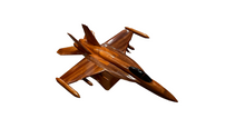 Load image into Gallery viewer, F18 Hornet Mahogany Wood Desktop Airplane Model