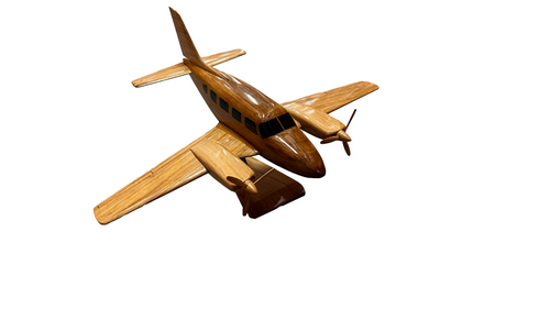 Piper Navajo Mahogany wood Airplane model