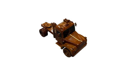 1961 Mack Truck Mahogany Wood Desktop Model