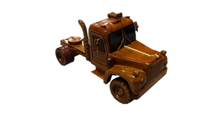 1961 Mack TruckMahogany Wood Desktop Model