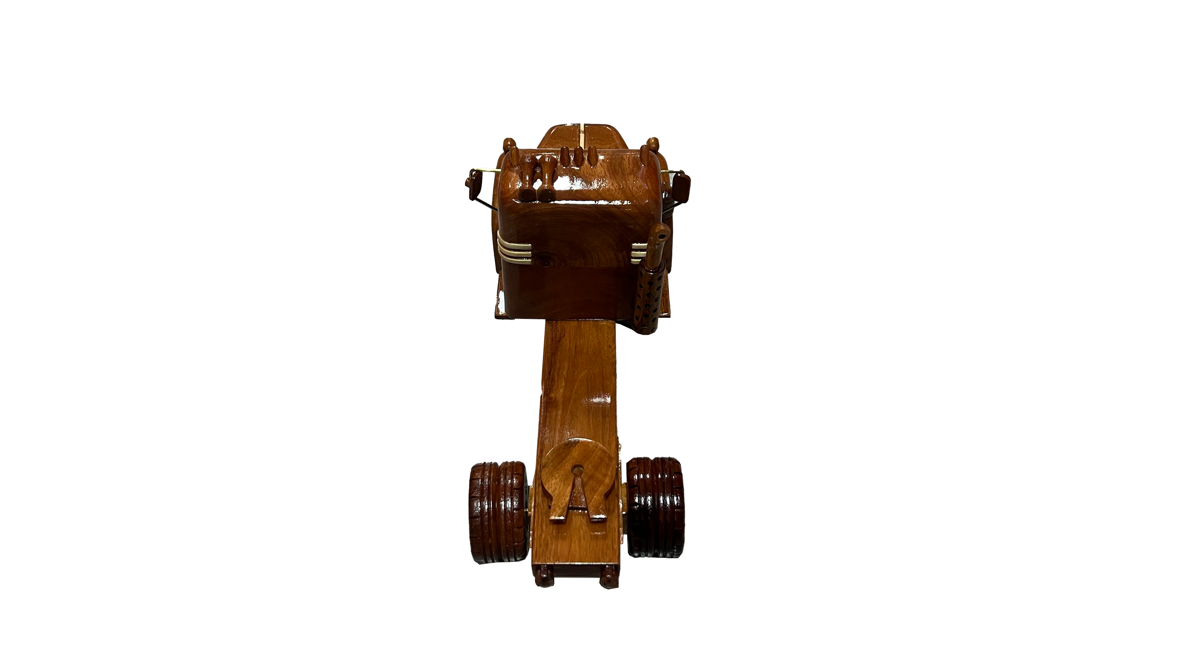 1961 Mack Truck Mahogany Wood Desktop Model