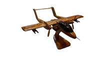 Load image into Gallery viewer, OV10 Bronco Mahogany Wood Desktop Airplane Model
