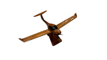 Load image into Gallery viewer, DA20 Diamond Mahogany Wood Desktop Aircraft Model.