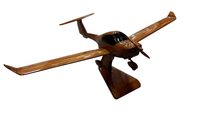 Load image into Gallery viewer, DA20 Diamond Mahogany Wood Desktop Aircraft Model.