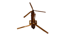Load image into Gallery viewer, CH46 Sea knight Mahogany Wood Desktop Helicopter Model